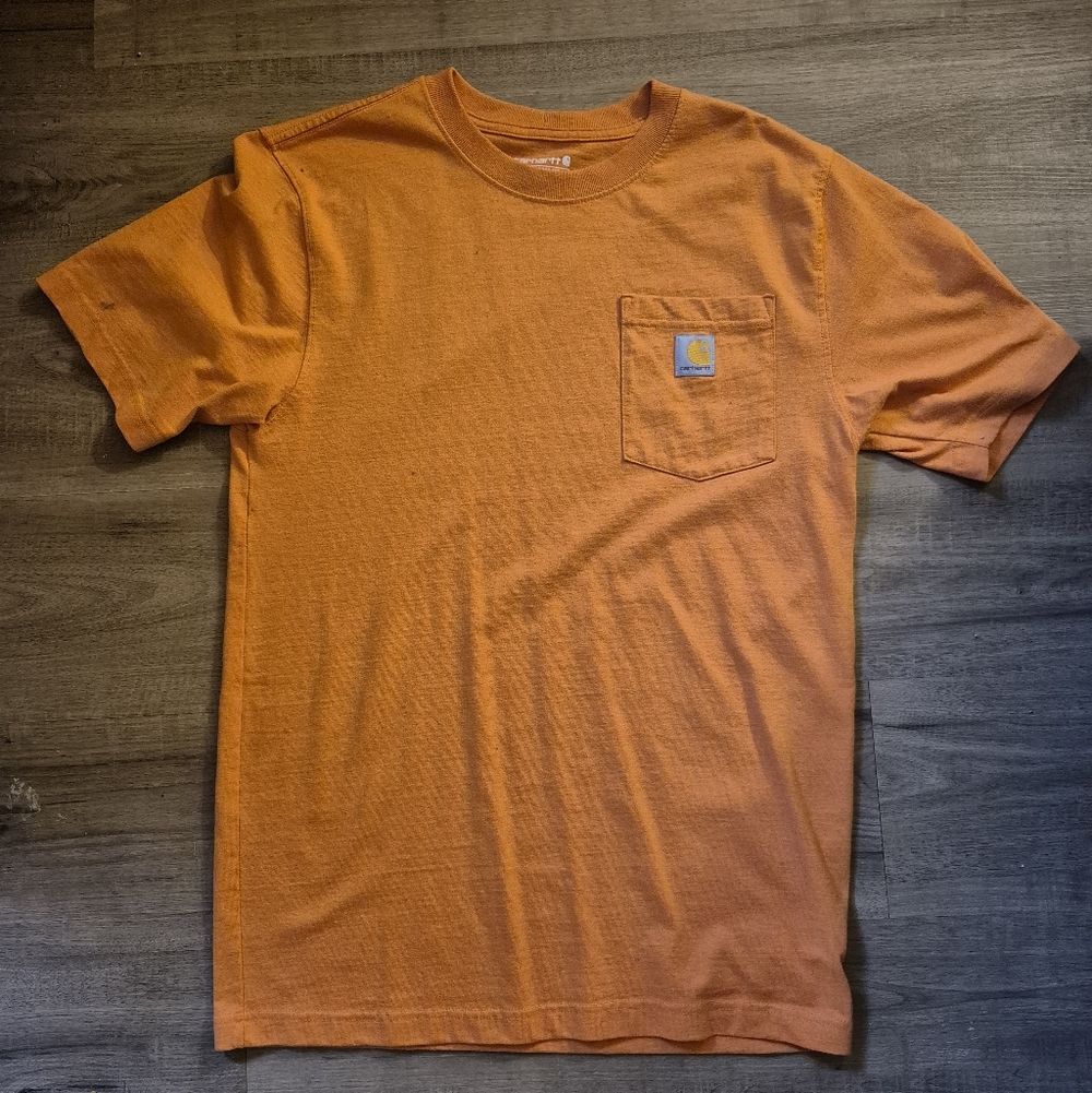 Carhartt Men's Short Sleeve Tee in Orange